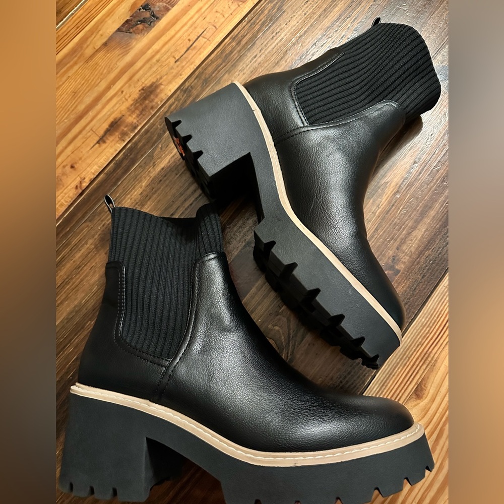 Dolce Vita Black Ankle Boots
